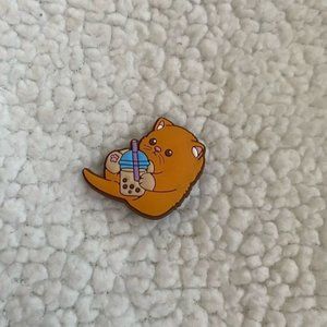 Boba Cat Croc Charm Jibbitz 5/14$
